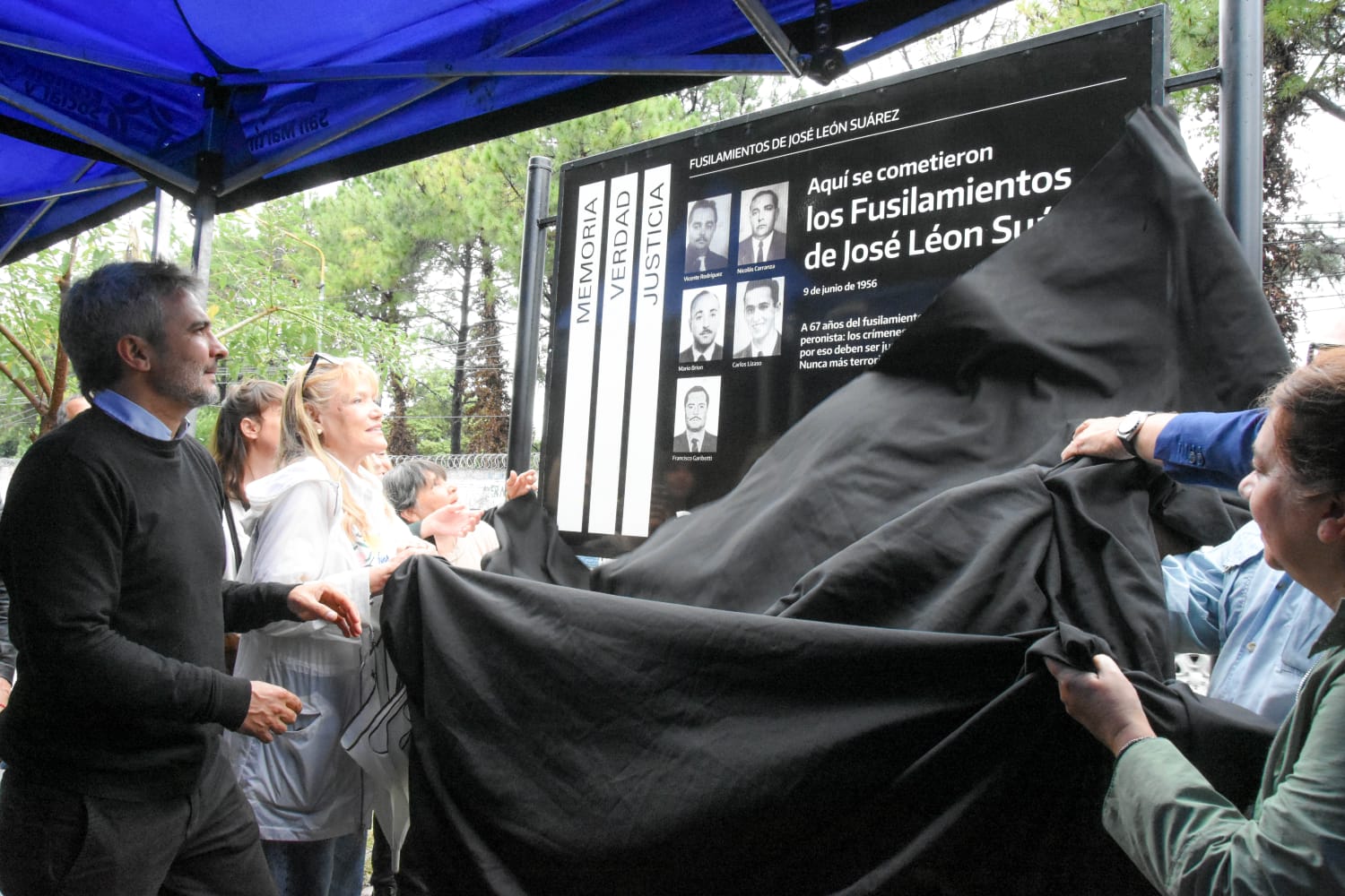 Se señalizó como Sitio de Memoria el lugar en el que se cometieron los fusilamientos de José León Suárez